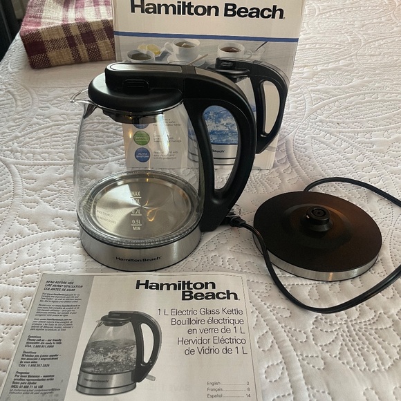 Hamilton Beach Glass Electric Tea Kettle - Picture 6 of 10